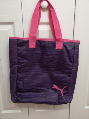 Puma Purple Tote/Gym with Pink Accents